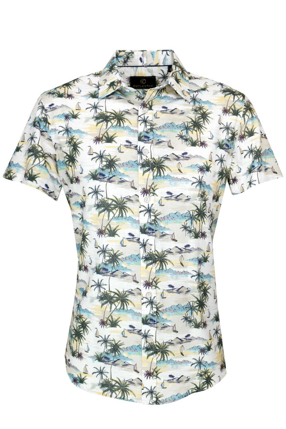 Cutler & Co Brody Short Sleeve Shirt - Island Paradise