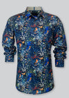 Cutler & Co Seth Long Sleeve Shirt - Woodland Wonderland Nightshade