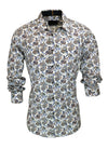 Cutler & Co Seth Abstract Paisley Long Sleeve Shirt