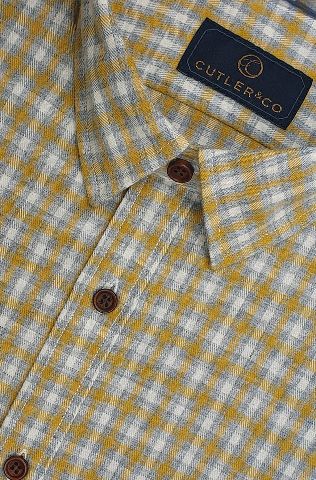 Cutler & Co Ash Winter Check Long Sleeve Shirt