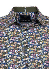 Cutler & Co Nigel Long Sleeve Shirt - Meadow Blossoms Navy