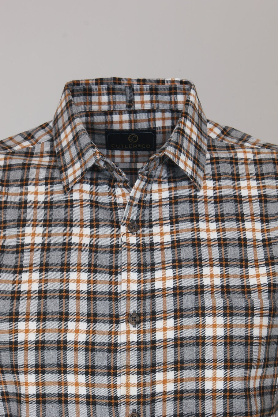 Cutler & Co Sid Long Sleeve Shirt - Sunset Tartan