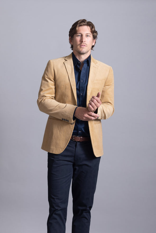 Cutler & Co Heaton Fine Corduroy Blazer - Tea