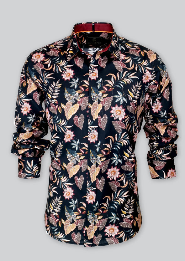 Cutler & Co Blake Long Sleeve Shirt - New Rose Print