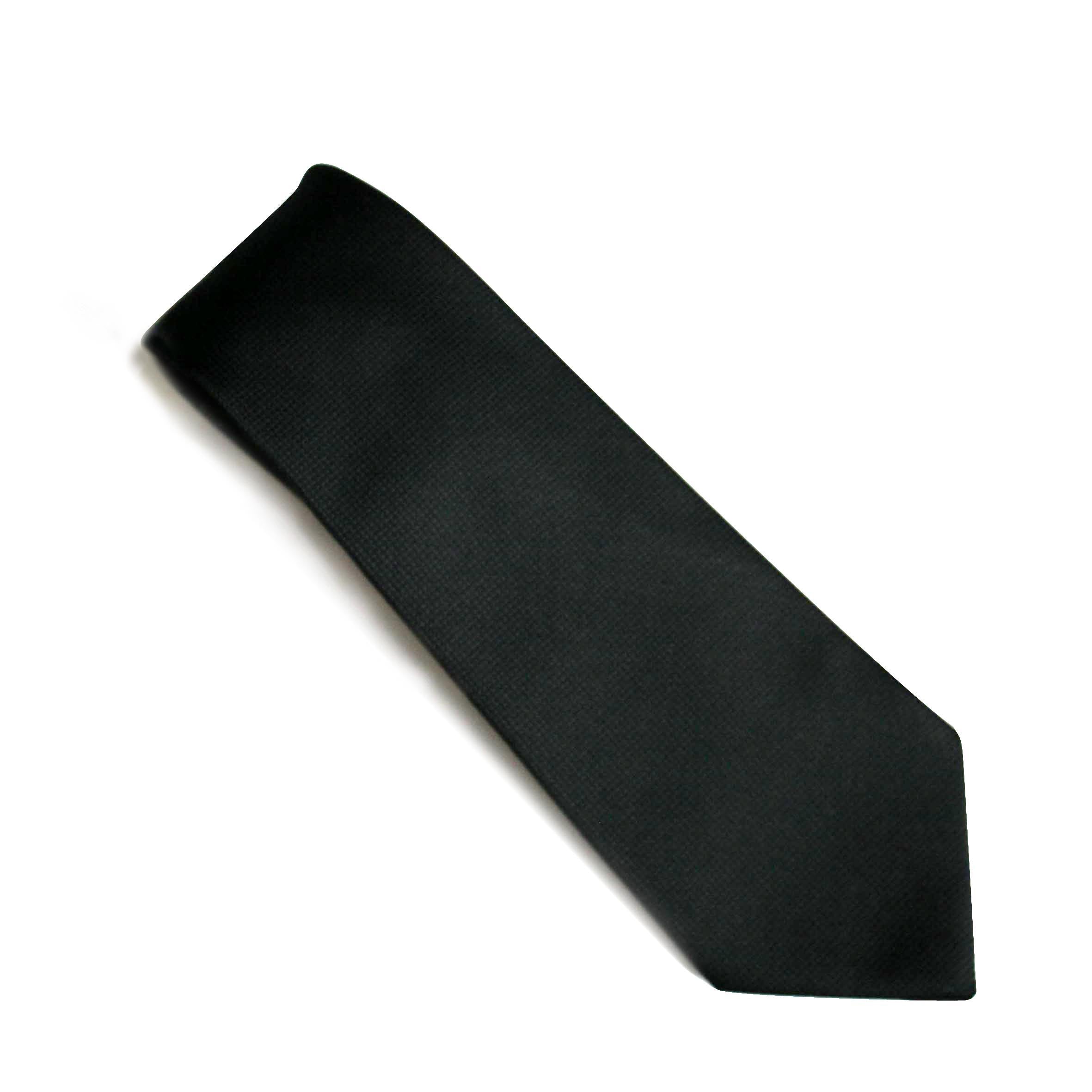 Fellini Classic Jacquard Tie - Black