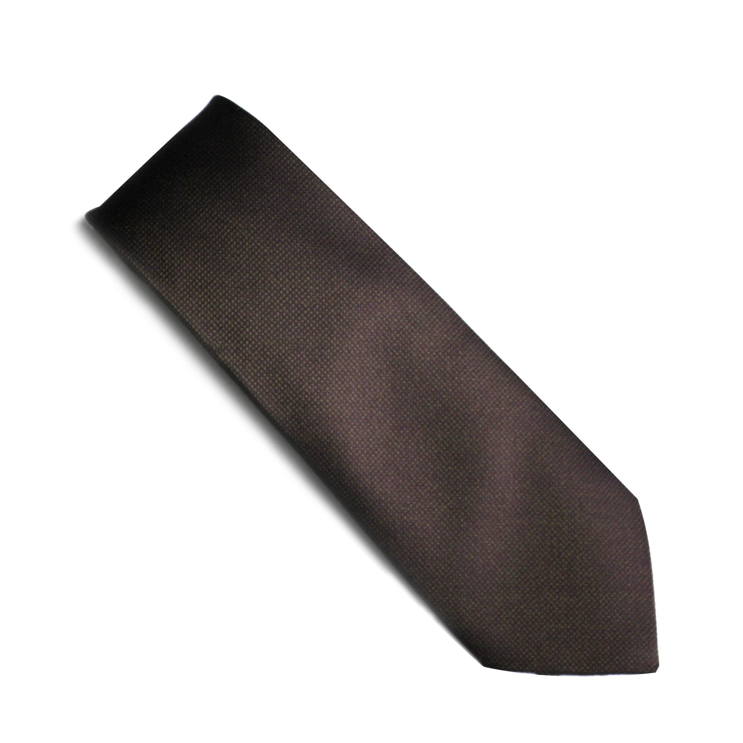 Fellini Classic Jacquard Tie - Brown