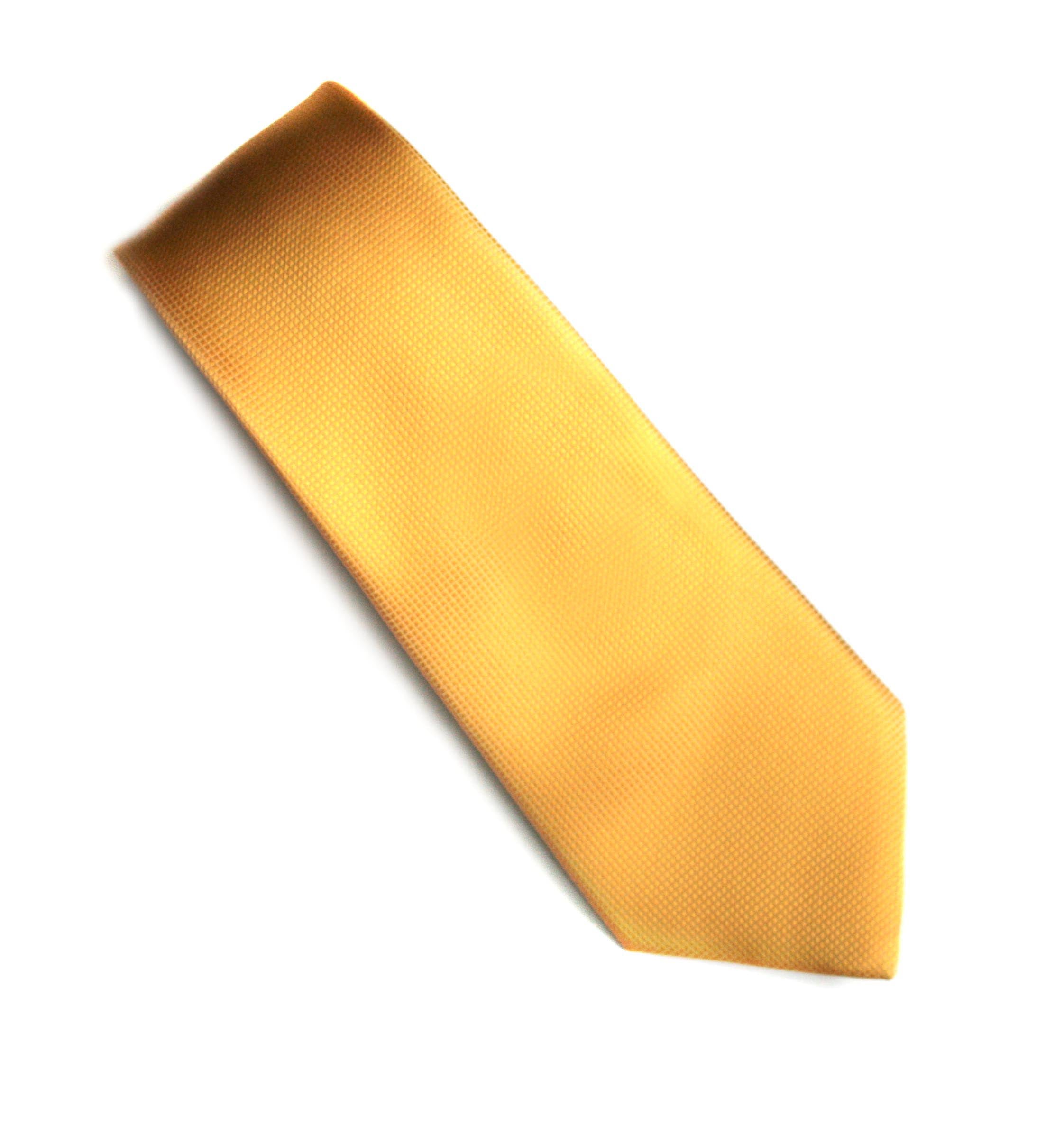 Fellini Classic Jacquard Tie - Gold