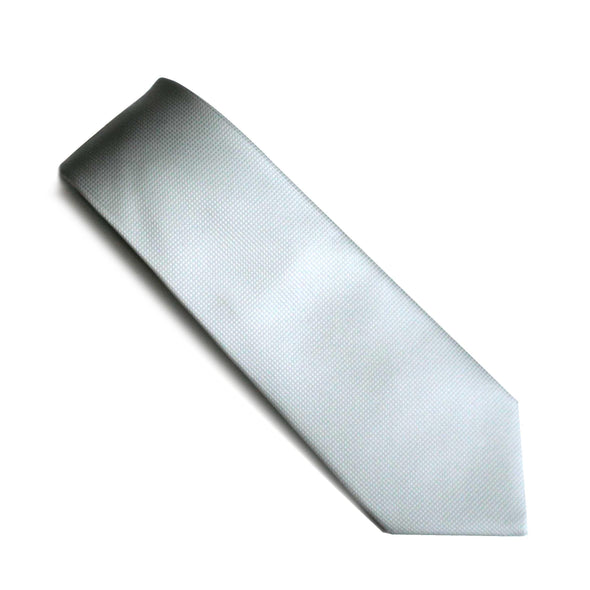 Fellini Classic Jacquard Tie - Silver