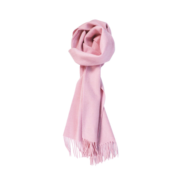 100% Lambs Wool Scarf - Baby Pink