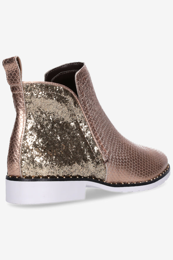 Hey Monday Taylor Boot Rose Gold