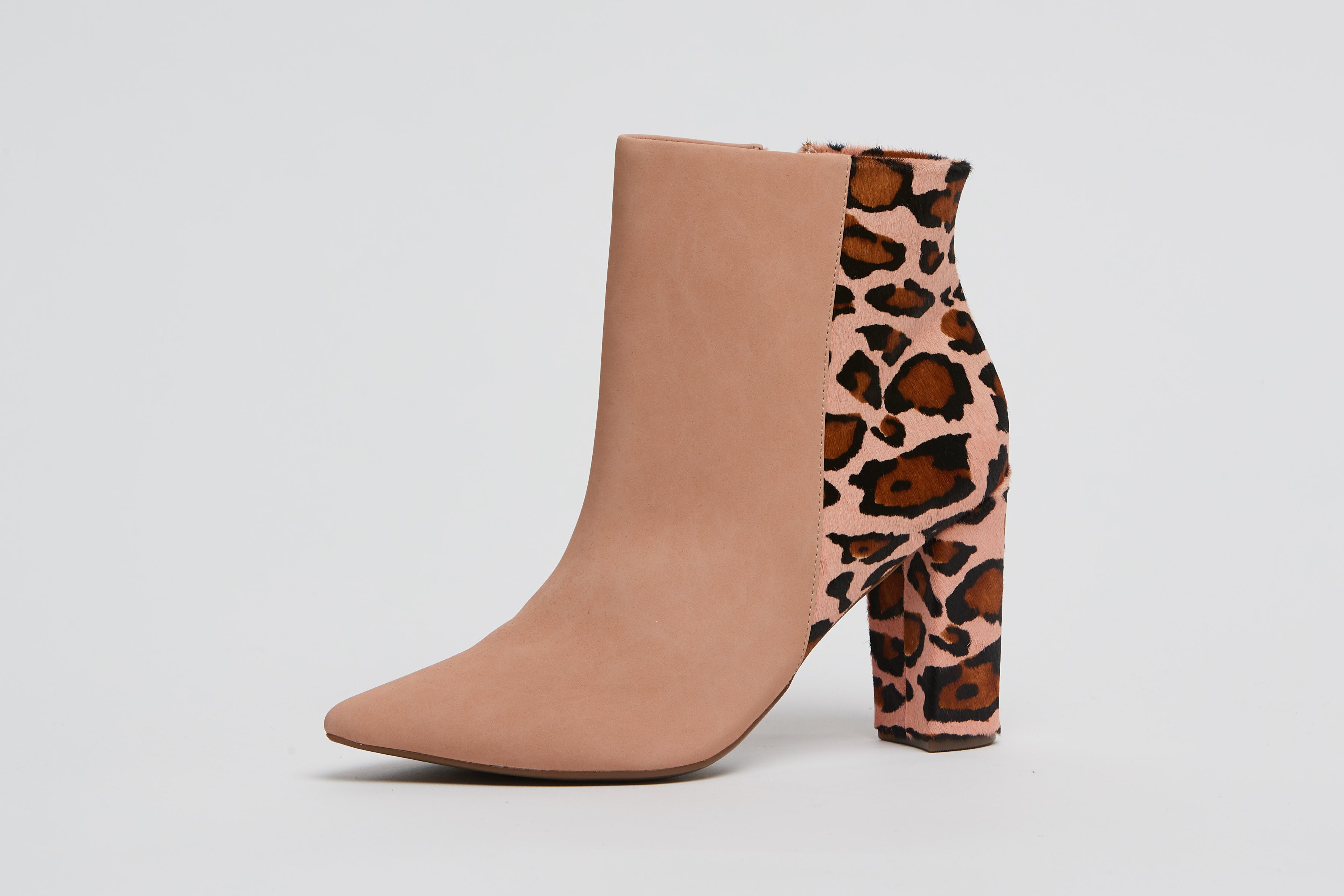 Hey Monday Peaches Leopard Boot