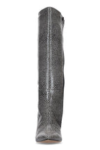 Hey Monday Aria Boot Snake Print
