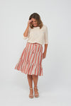 Kaja Havanna Skirt - Red Stripe