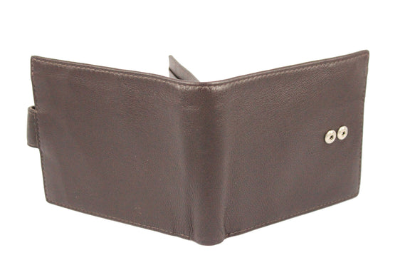 Leather Bi-fold Note Zip Wallet