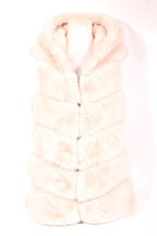 Women's Hooded Fur Vest