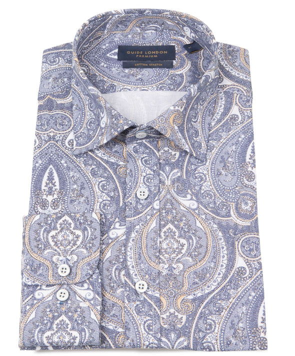 Guide London Long Sleeve Shirt : Wallpaper Paisley