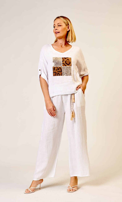 Bottomless Brunch Linen Tee