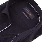 Guide London Long Sleeve Shirt - It's All About Texture Navy