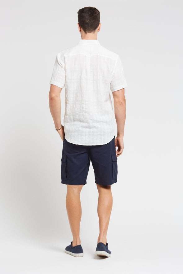 Braintree Hemp Short Sleeve Shirt - White