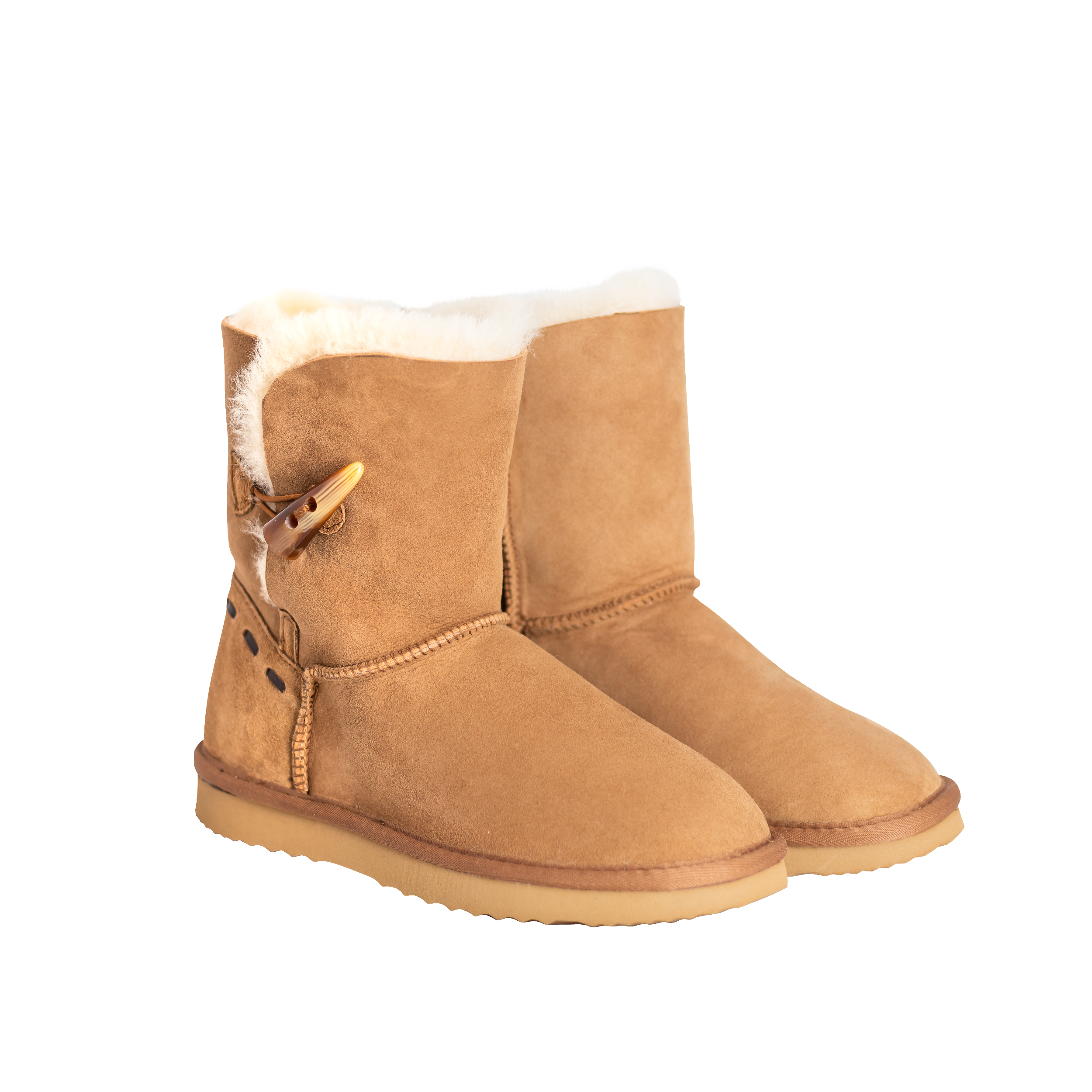 Matakana Button Up Sheepskin Ladies Boot