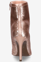Hey Monday Olivia Rosegold Sequin/Silver Bootie