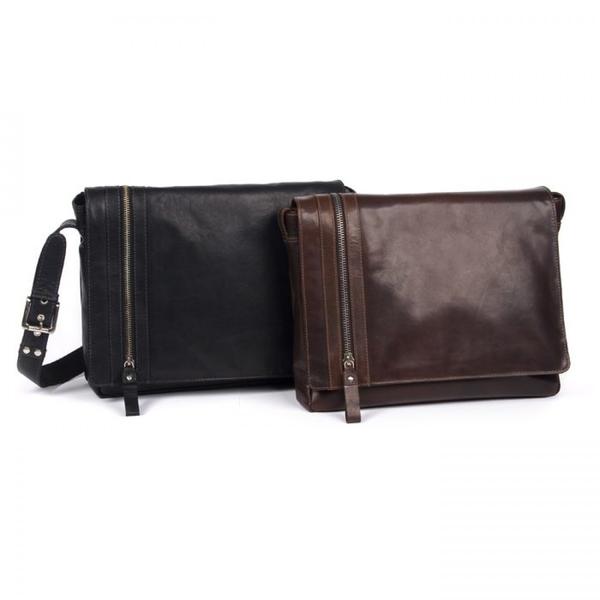 Phil Leather Laptop Satchel Bag