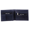 Rustic Leather Men's Slim Bi-Fold Wallet - Midnight
