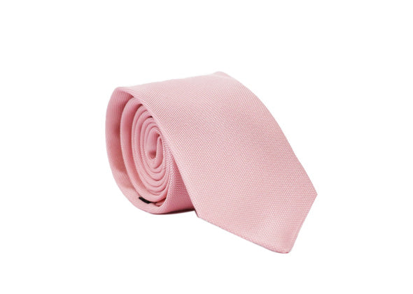 Parisian Slim Matte Tie - Pink