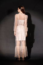 Romance: Layla Long Sleeve Robe - Biscuit