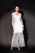 Romance: Layla Bell Sleeve Robe - White