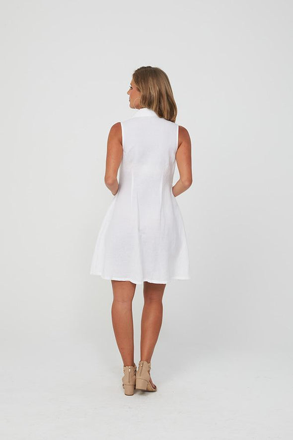 Kaja Roanna Dress - White