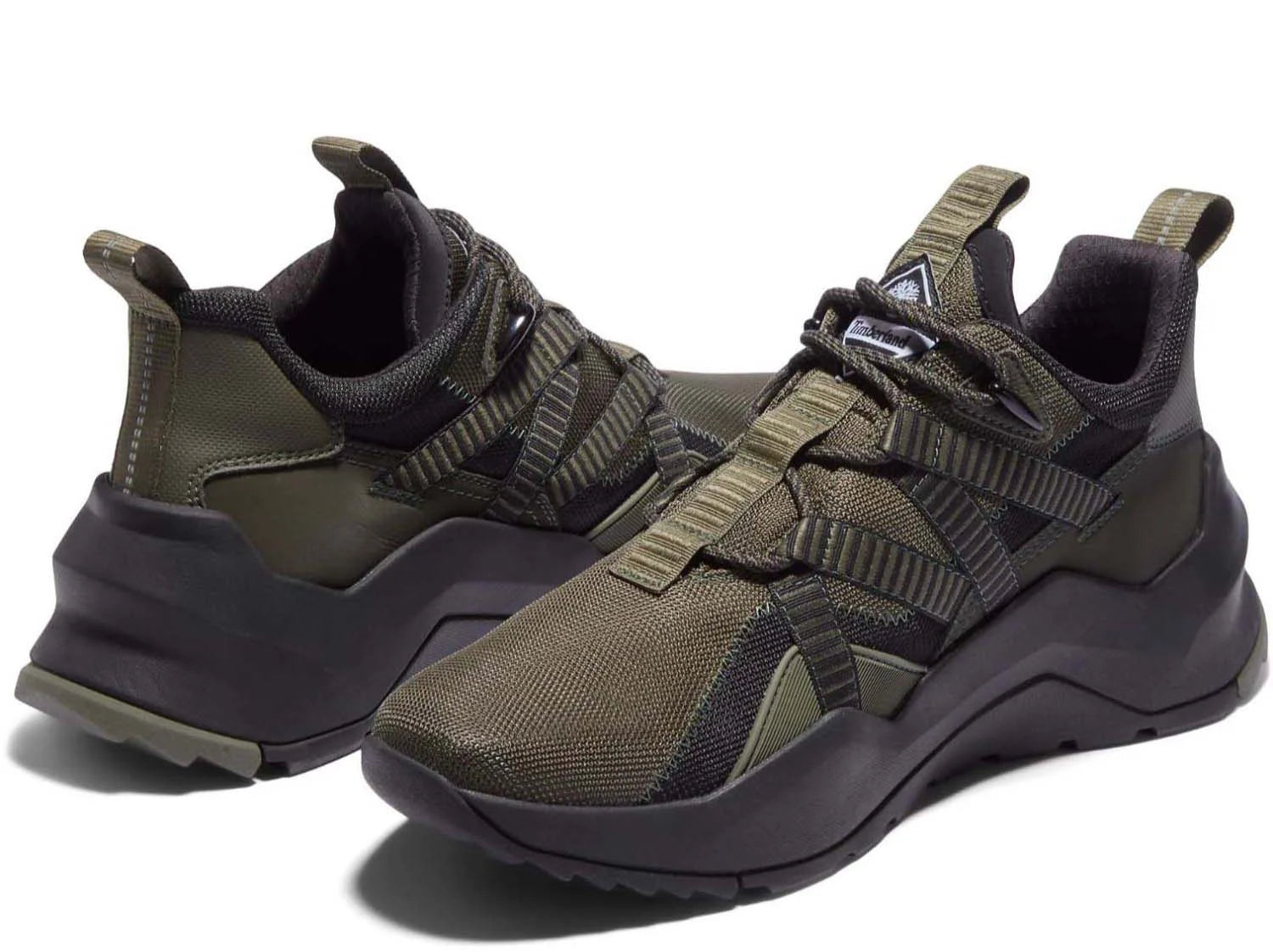 Timberland Men's Madbury Fabric Sneaker -Dark Green Nubuck