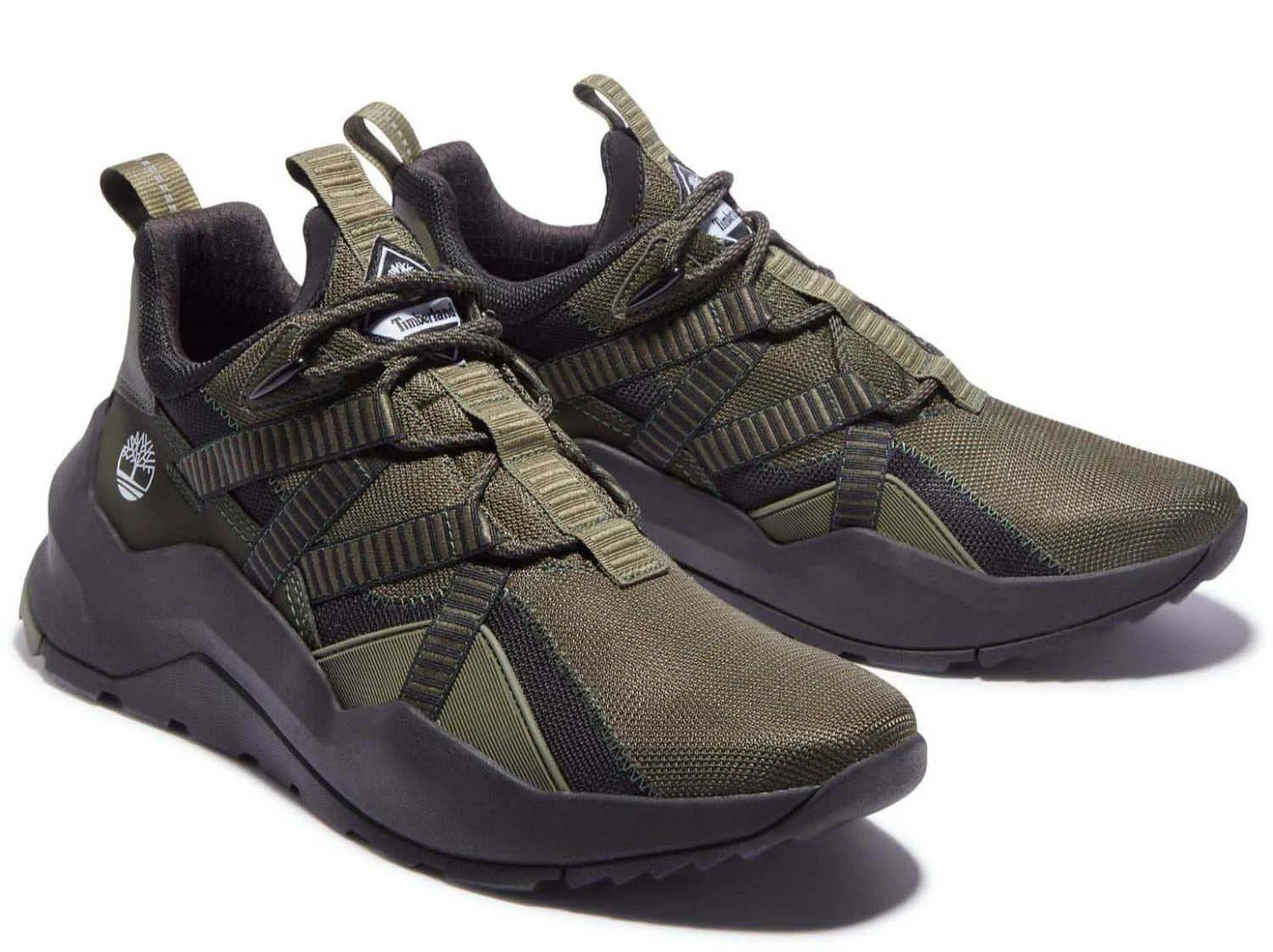 Timberland Men's Madbury Fabric Sneaker -Dark Green Nubuck