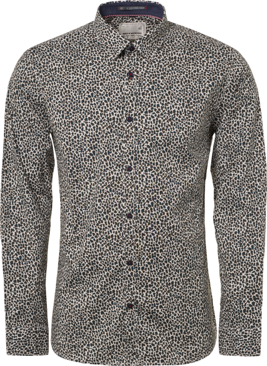 No Excess Leopard Print L/S Shirt