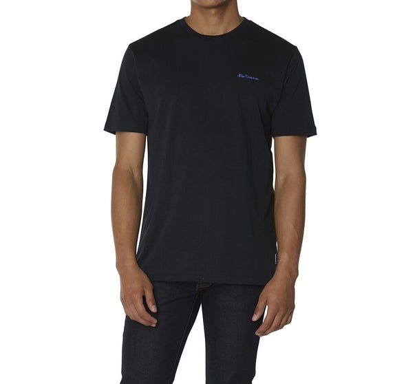 Ben Sherman Embroidered Logo Tee - Black