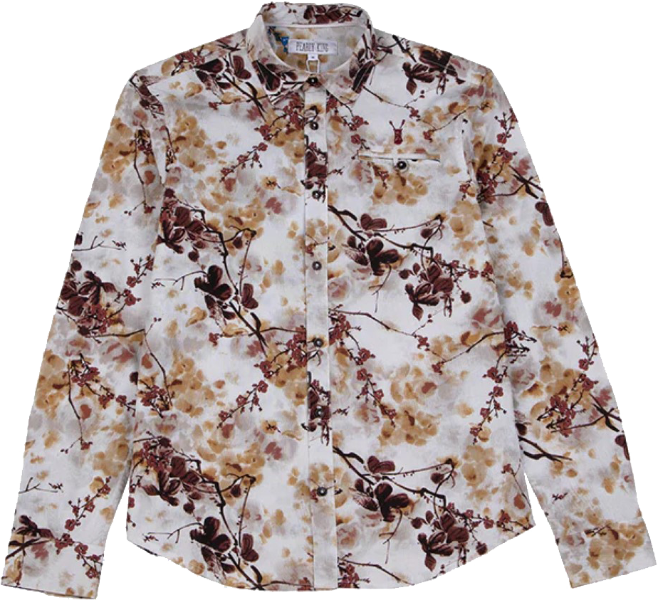 Pearly King Long Sleeve Shirt: Bloom - Clay