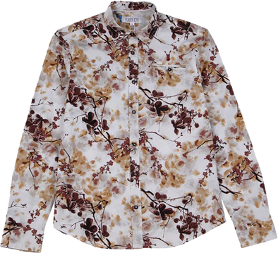 Pearly King Long Sleeve Shirt: Bloom - Clay