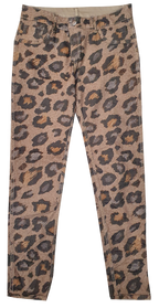 Womens Reversible Jeans - Tahira Cheetah
