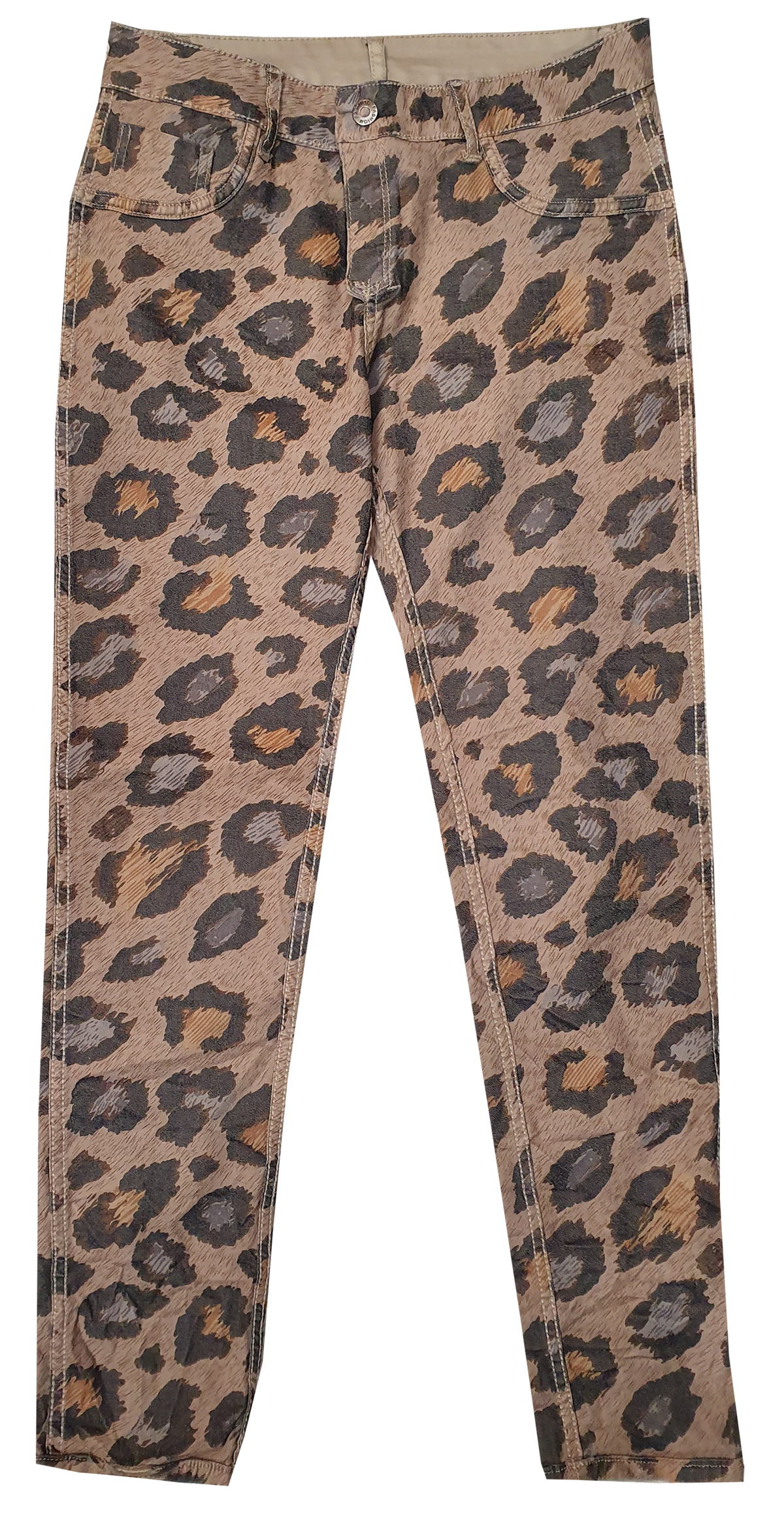 Womens Reversible Jeans - Tahira Cheetah
