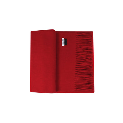100% Lambs Wool Scarf - Red