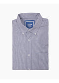 Ohope Long Sleeve Shirt - Blue Brushed Houndstooth