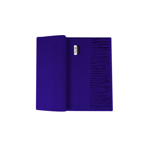 100% Lambs Wool Scarf - Royal