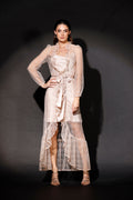 Romance: Layla Long Sleeve Robe - Biscuit