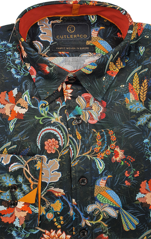 Cutler & Co Seth Long Sleeve Shirt - Psychedelic Woodland
