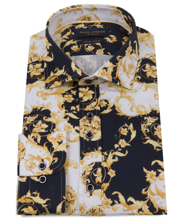 Guide London Long Sleeve Shirt - Baroque Royalty