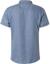 No Excess Short Sleeve Shirt: Solid Linen - Washed Blue
