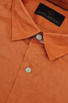 Cutler & Co Blake Linen Long Sleeve Shirt - Autunm