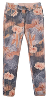 Womens Reversible Jeans - Pink & Water Lillie