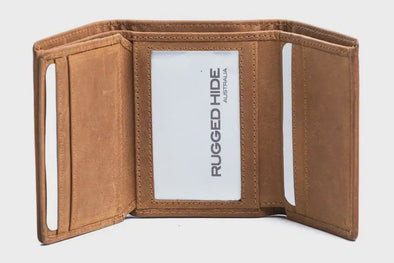 Sid Leather Wallet - Camel