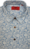 R.F. Scott Fields Short Sleeve Shirt - Sky Floral